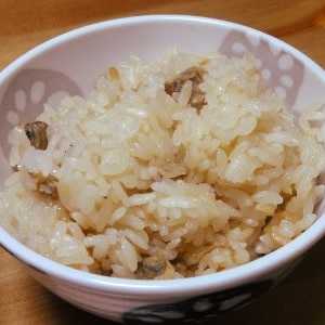 シジミと生姜の炊き込みご飯